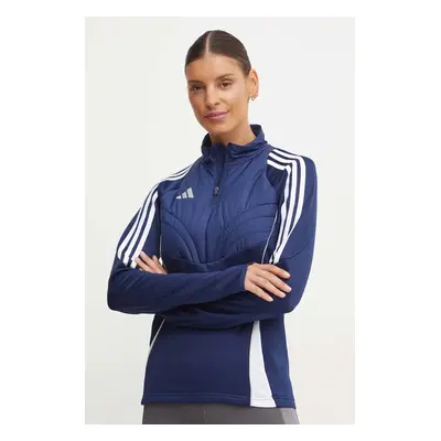 Mikina adidas Performance Tiro 24 dámská, modrá barva, s aplikací, IY0129