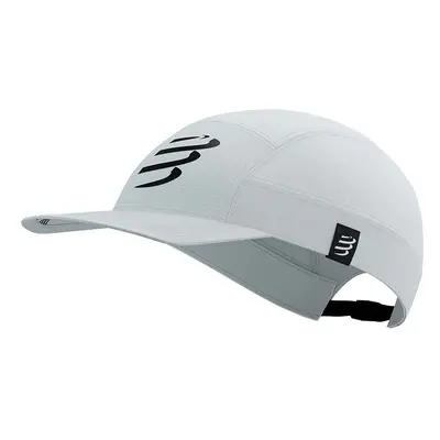 Kšiltovka Compressport 5 Panel Light Cap bílá barva, vzorovaná, CU00097B