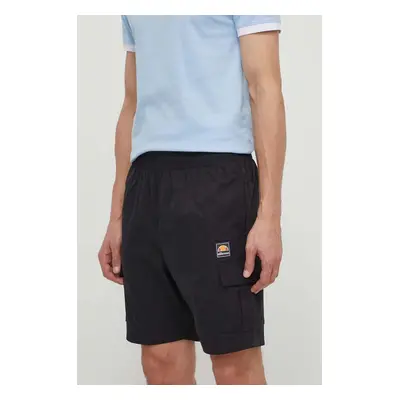 Kraťasy Ellesse Caprera Cargo Short pánské, černá barva, SHV17673