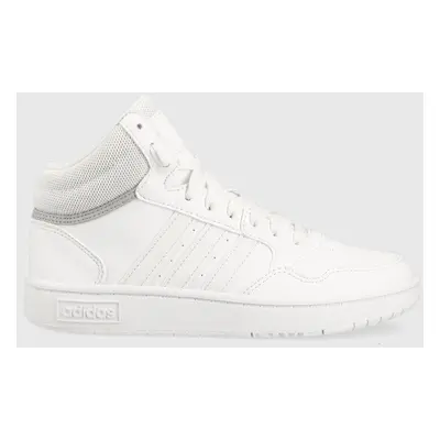 Sneakers boty adidas Originals HOOPS MID 3. K bílá barva