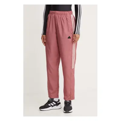 Tepláky adidas Tiro růžová barva, s aplikací, JJ4665