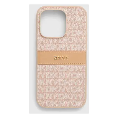 Obal na telefon Dkny iPhone 14 Pro 6.1 oranžová barva, DKHCP14LPRTHSLP