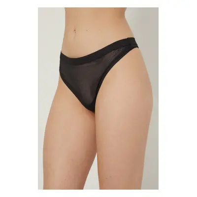 Tanga Dkny černá barva, DK8621