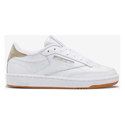 Kožené sneakers boty Reebok Classic Club C 85 bílá barva, GV6978-white