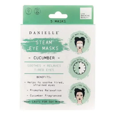 Oční polštářky Danielle Beauty Steam Eye Mask 5-pack