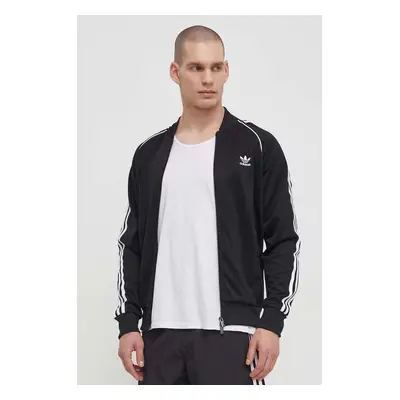 Mikina adidas Originals Classics SST Track Jacket pánská, černá barva, s aplikací, IM4545