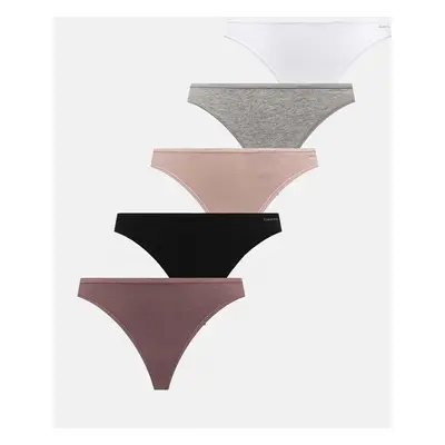 Tanga Calvin Klein Underwear 5-pack 000QD5250E