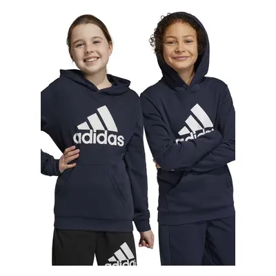 Dětská mikina adidas U BL s kapucí, s potiskem