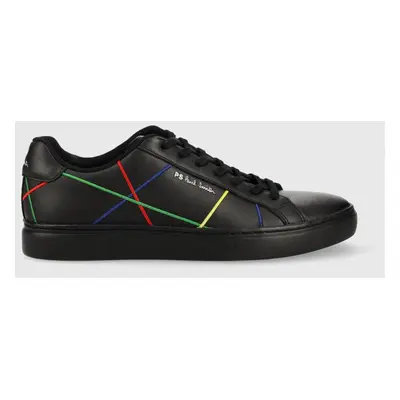 Kožené sneakers boty PS Paul Smith Rex černá barva