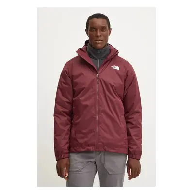 Outdoorová bunda The North Face Quest Insulated vínová barva, NF00C30229O1