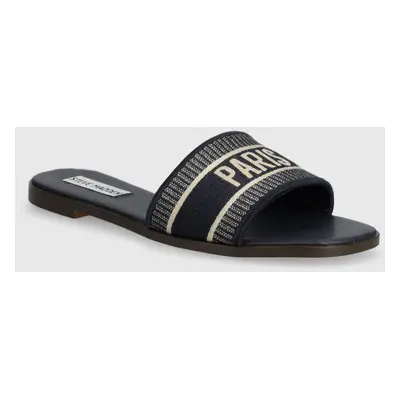 Pantofle Steve Madden Knox dámské, tmavomodrá barva, SM11002574