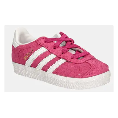 Dětské sneakers boty adidas Originals GAZELLE CF EL fialová barva, IH0359