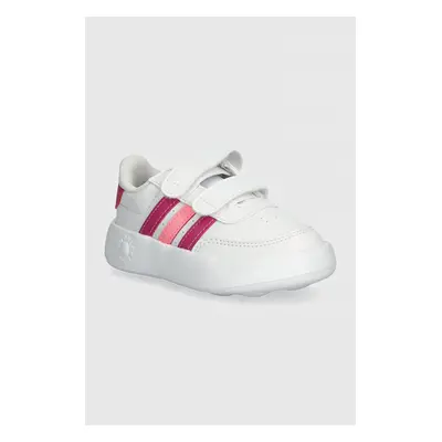 Dětské sneakers boty adidas BREAKNET 2.0 CF bílá barva, ID5279