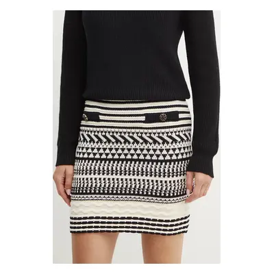 Sukně Marciano Guess ARIANNA černá barva, mini, 4YGD29 5819Z