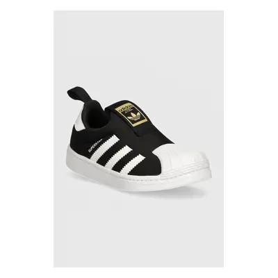 Dětské sneakers boty adidas Originals SUPERSTAR 360 černá barva, GX3231