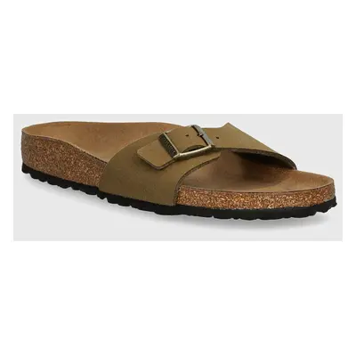 Pantofle Birkenstock Madrid dámské, zelená barva, 1027974