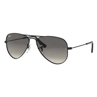 Dětské sluneční brýle Ray-Ban Junior Aviator černá barva, 0RJ9506S