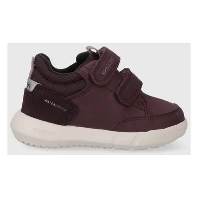 Dětské sneakers boty Geox B365GA 032FU B HYROO WPF vínová barva