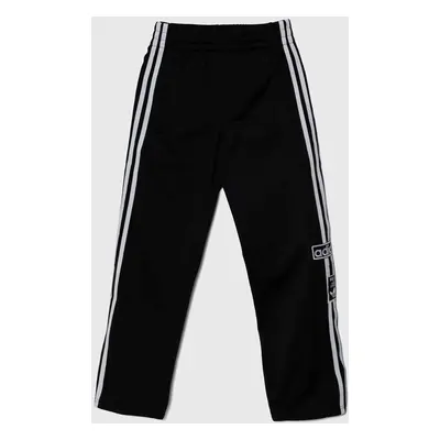 Dětské tepláky adidas Originals ADI BREAK P černá barva, s aplikací, IY9773