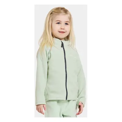 Dětská mikina Didriksons MONTE KIDS FULLZIP růžová barva, hladká