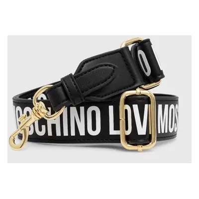 Popruh na kabelku Love Moschino černá barva, JC6404PP1LLV100A