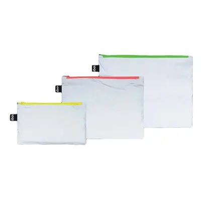 Sada taštiček LOQI Refletive Loqi Neon 3-pack