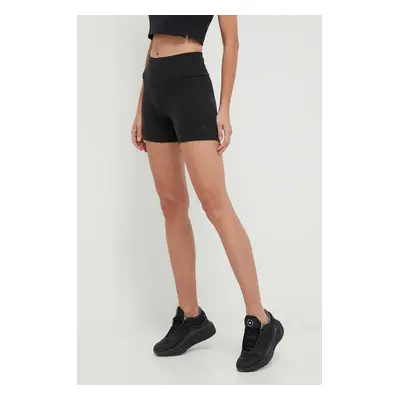 Kraťasy adidas All SZN dámské, černá barva, hladké, high waist, IR8786