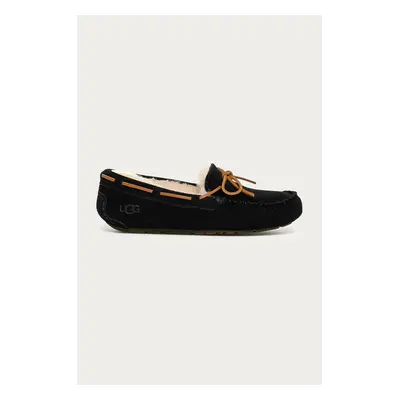 Semišové papuče UGG Dakota 1107949.BLK