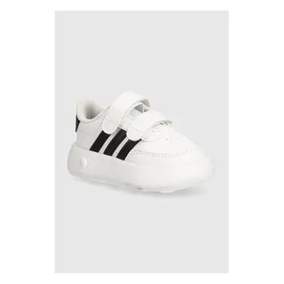 Dětské sneakers boty adidas BREAKNET 2.0 CF bílá barva, ID5276