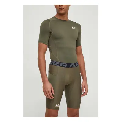 Tréninkové šortky Under Armour zelená barva, 1361602