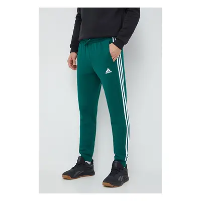 Tepláky adidas zelená barva, s aplikací, IN0342