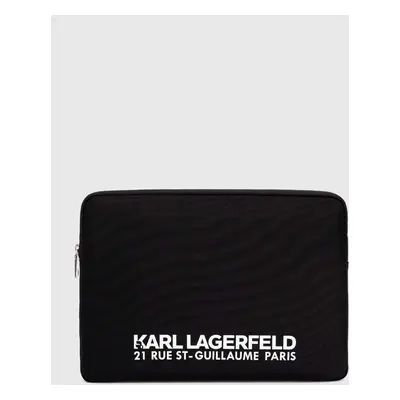 Obal na notebook Karl Lagerfeld černá barva, 245M3203