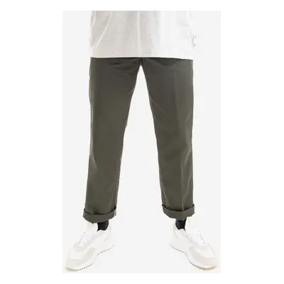 Kalhoty Dickies 874 Work Pant DK0A4XK6OGX pánské, zelená barva, jednoduché, DK0A4XK6OGX-green