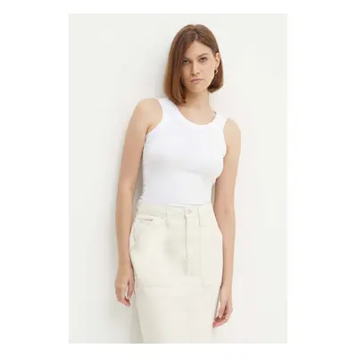 Top Calvin Klein dámský, bílá barva, K20K207190