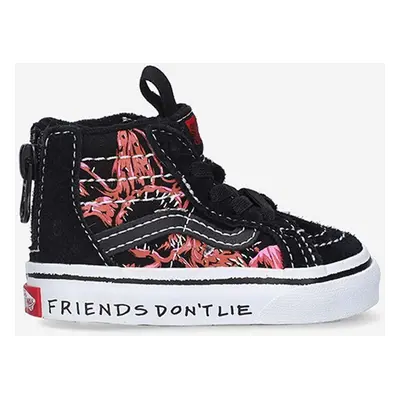 Dětské tenisky Vans X Stranger Things SK8-H černá barva