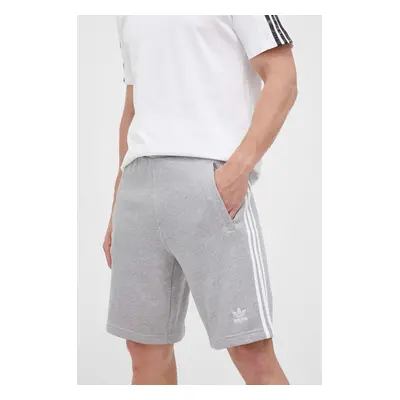 Bavlněné šortky adidas Originals šedá barva, IA6354-grey