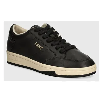 Kožené sneakers boty Gant Prepus černá barva, 29631682 G00