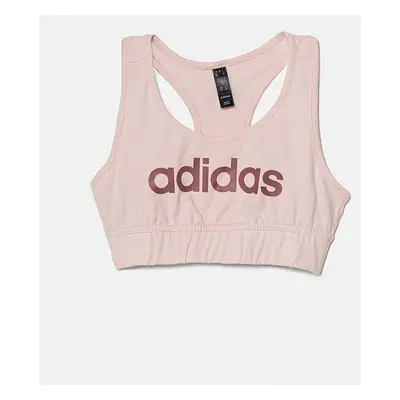 Dětská podprsenka adidas SPORTY STREET růžová barva, JF8749