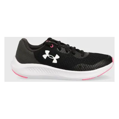 Dětské sneakers boty Under Armour černá barva