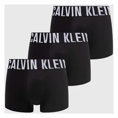 Boxerky Calvin Klein Underwear 3-pack pánské, černá barva, 000NB3608A