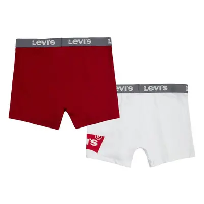 Dětské boxerky Levi's bílá barva