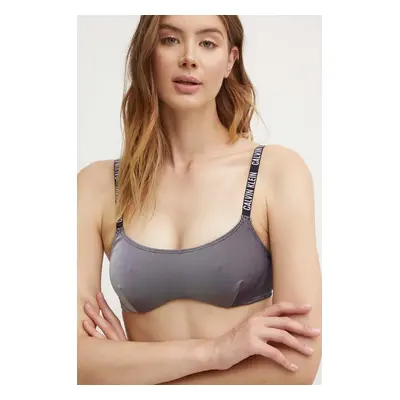 Plavky Calvin Klein černá barva, měkký košík, KW0KW02609