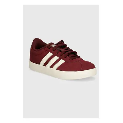 Dětské sneakers boty adidas VL COURT 3.0 vínová barva, IH2405