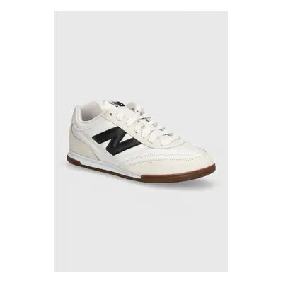 Kožené sneakers boty New Balance RC42 bílá barva, URC42LA