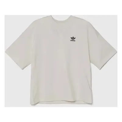 Dětské bavlněné tričko adidas Originals TEE bílá barva, IX7599