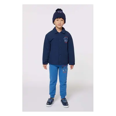 Dětská bunda Kenzo Kids tmavomodrá barva, K60721