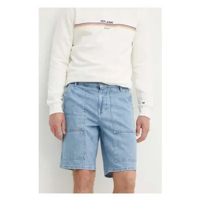 Džínové šortky Pepe Jeans RELAXED SHORT UTILITY pánské, PM801109