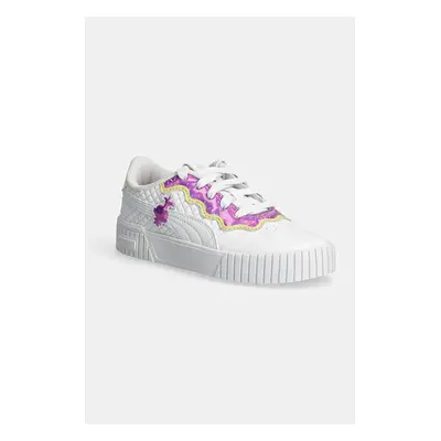 Dětské sneakers boty Puma Carina 2.0 Trolls 2 bílá barva, 398902