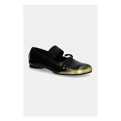 Baleríny MM6 Maison Margiela černá barva, S59WZ0099.P7979