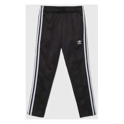 Dětské tepláky adidas Originals SST TP OPEN HEM černá barva, s aplikací, IY9793